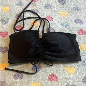 SHEIN Black Minimalist Bikini Swimwear